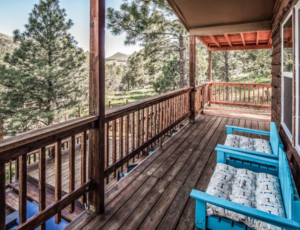 Lazy Pines Upper Deck with views