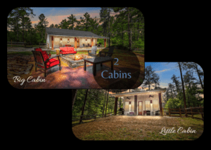 Lazy Pines Texas Both Cabins